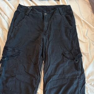 American Eagle Black Cargo Pants